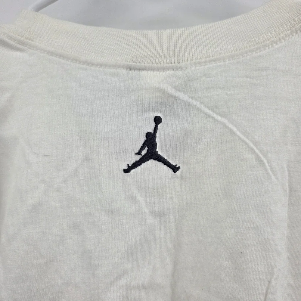 VINTAGE 90S RARE NIKE AIR JORDAN SHIRT MENS 2XL XXL SNEAKER BLUE DEADSTOCK *READ